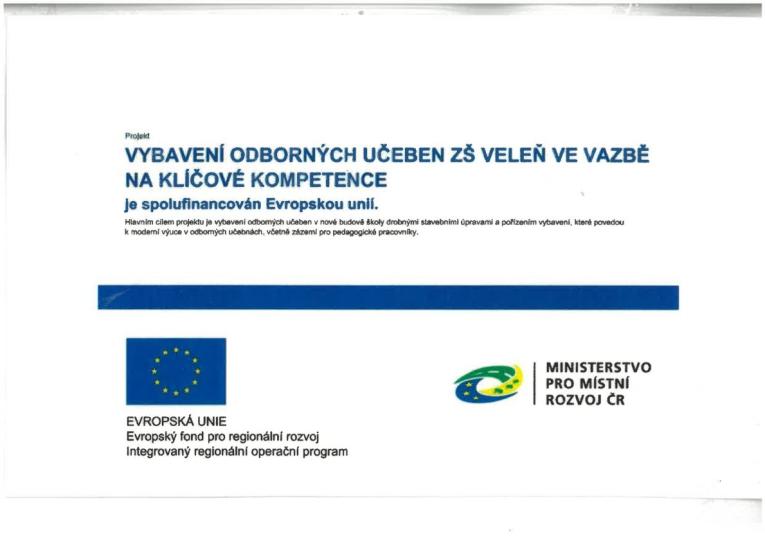 Vybavení odborných učeben